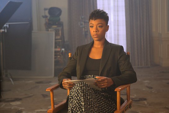 Samira Wiley, who plays Moira in Hulu's The Handmaid's Tale, filming Hope Lives in Every Name