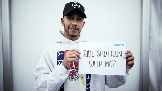 Wanna Ride Shotgun with Lewis Hamilton at the US Grand Prix?