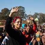 Lilly Singh Visits South Africa To Meet Students Affected By Violence In School