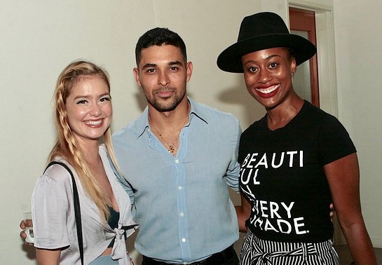 Elle McLemore , Wilmer Valderrama and Zuri Adele 