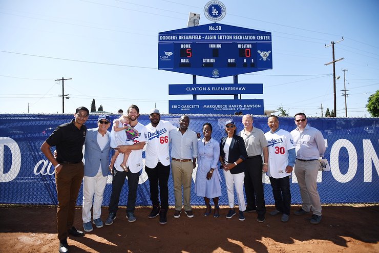 50th Dodgers Dreamfield at Algin Sutton Recreation Center in South Los Angeles