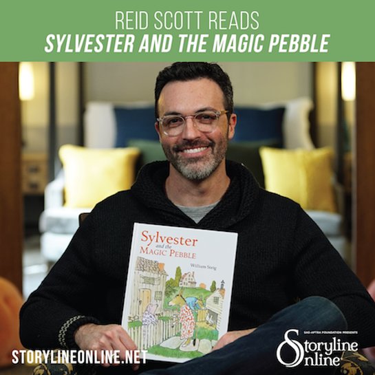 VENOM's Reid Scott reads Caldecott Medal winner SYLVESTER AND THE MAGIC PEBBLE