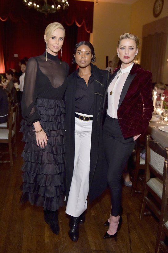 Charlize Theron, Gabrielle Union, Amber Heard