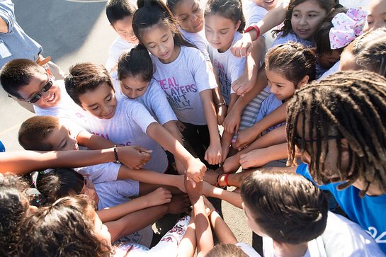 Kids Enjoy Play Day with the Stars at Griffin Avenue Elementary School