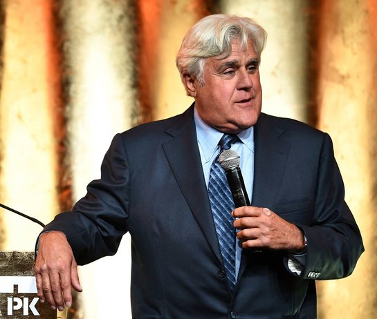 Jay Leno onstage at 20th Anniversary Gala to celebrate Hudson River Park