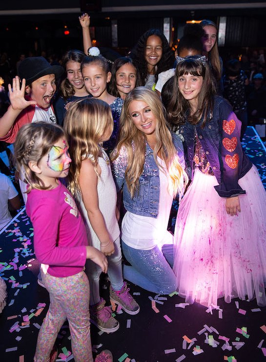 Paris Hilton and Miracle Kid Sasha Bogosian and Guests