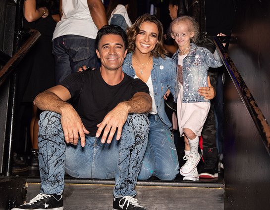 Gilles Marini and Victoria Arlen with Miracle Kid Carly