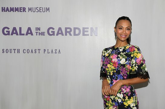 Zoe Saldana Attends Hammer Museum Annual Gala In The Garden Zoe Saldana Attends Hammer Museum Annual Gala In The Garden