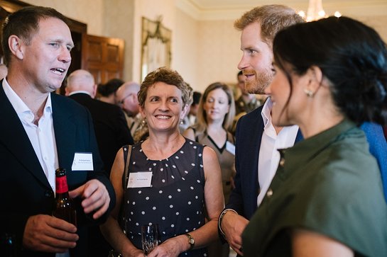 Duke and Duchess of Sussex Meet Dr Richard Harris