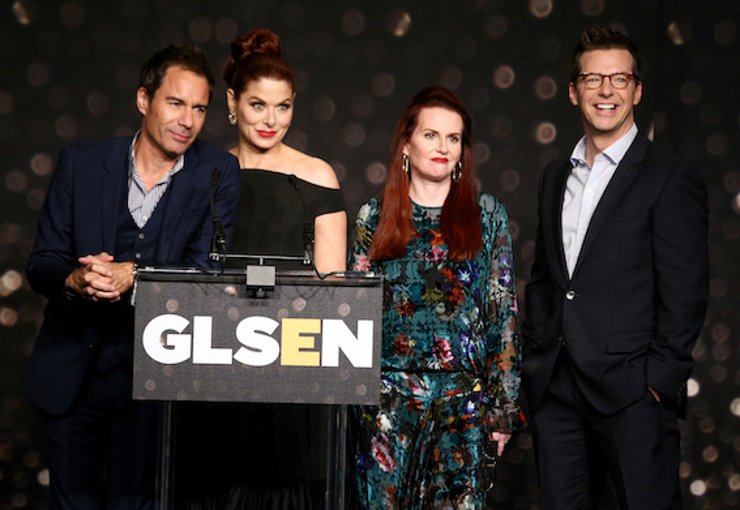 The Stars Of Will and Grace at GLSEN Respect Awards - Los Angeles