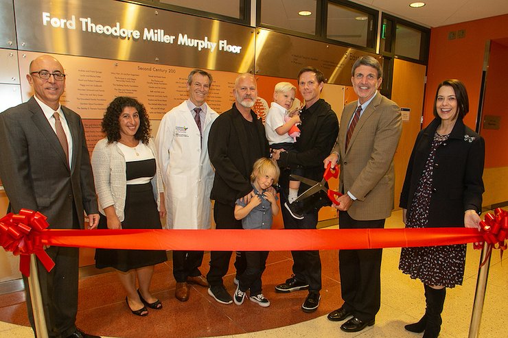 Alan Wayne, MD; Araz Marachelian, MD; James Stein, MD; Ryan Murphy and son Logan; David Miller and son Ford; Paul Viviano; Alexandra Carter