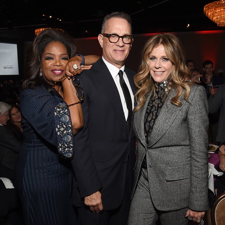 Oprah, Tom Hanks, Rita Wilson