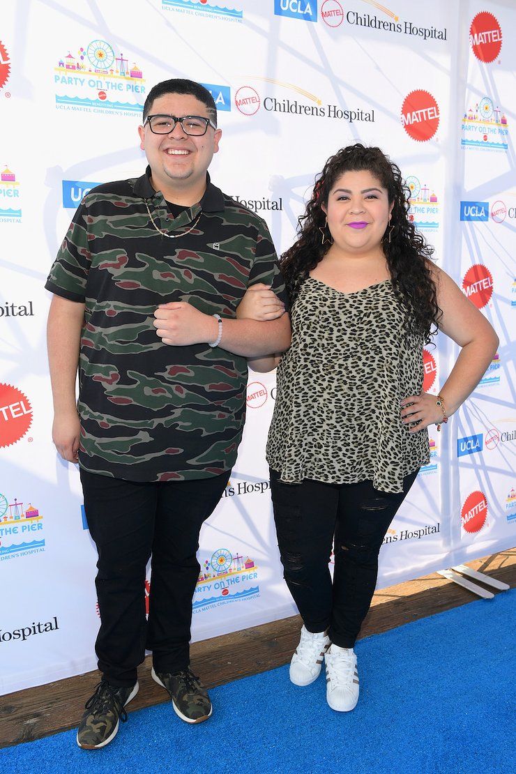 Rico Rodriguez and Raini Rodriguez at Party on the Pier