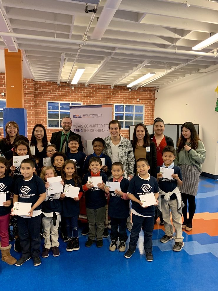 Jake T. Austin Brings Holiday Cheer During Surprise Visit to Boys and Girls Club of Hollywood