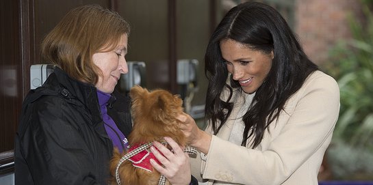 Duchess of Sussex Visits The Mayhew