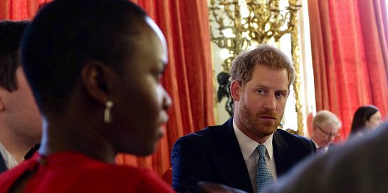 Prince Harry at Commonwealth Youth Roundtable