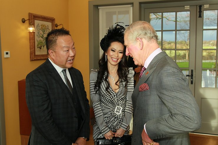 Dr. Gabriel Chiu and Christine Chiu Meet Prince Charles