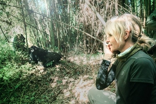 Portia de Rossi Meets Gorillas in Rwanda