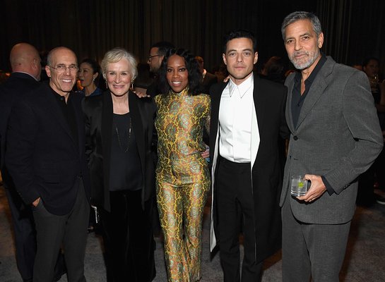 Jeffrey Katzenberg, Glenn Close, Regina King, Rami Malek, and George Clooney