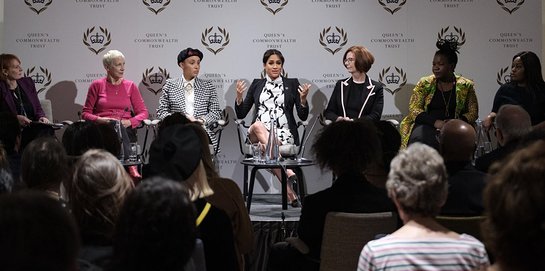 Duchess of Sussex and Annie Lennox Join Panel Discussion