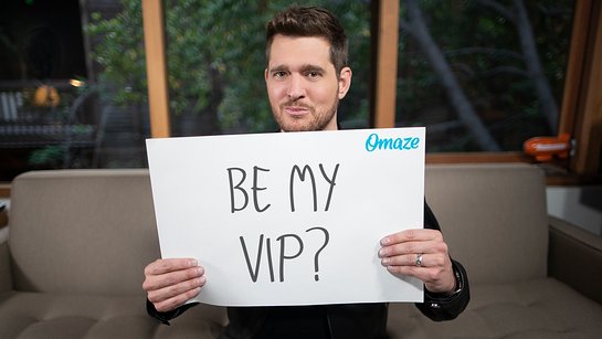 Join Michael Buble on Stage