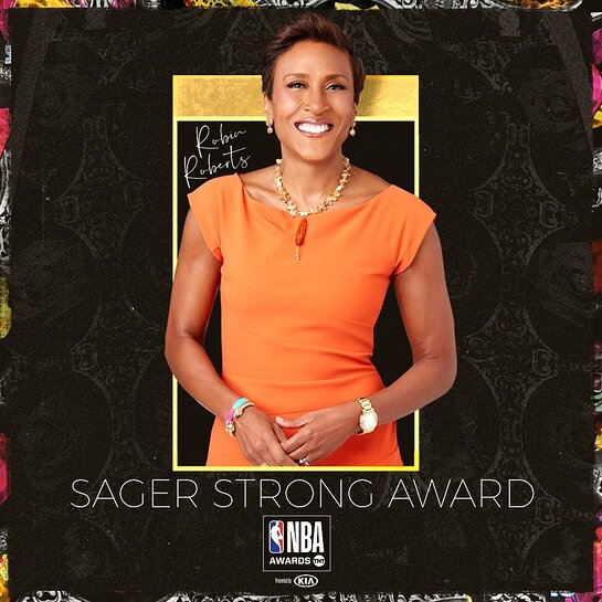 Robin Roberts to be Honored with Sager Strong Award Robin Roberts to be Honored with Sager Strong Award