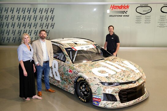 Jimmie Johnson is joined by Laine and Lori Donlan