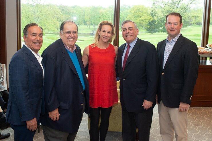 Alan Zack, Edward R. Matthews, Host Anita Marks, Co-Chair Jeffrey S. Weiss and Jason Carlough