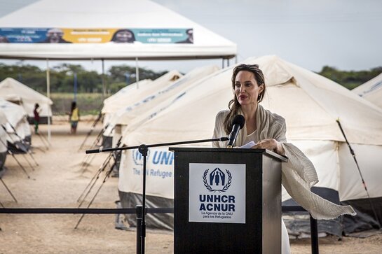 Angelina Jolie in Colombia