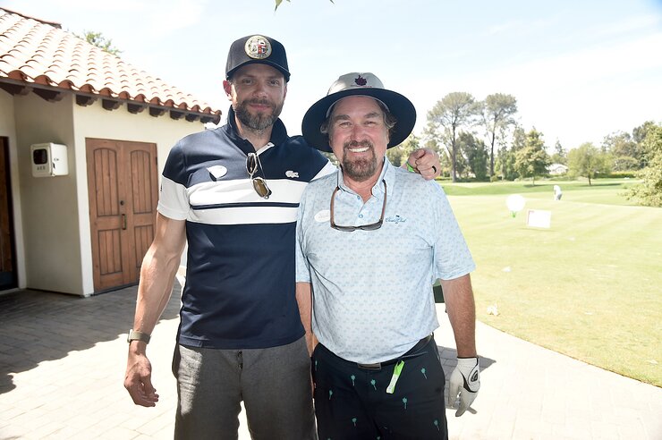 Joel McHale and Richard Karn