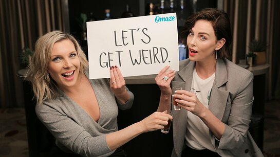 Join Charlize Theron and June Diane Raphael for a Debaucherous Night of Karaoke