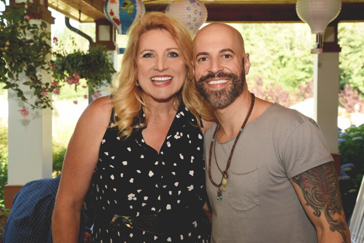 Delilah and Chris Daughtry at the fifth-annual Farm to Feast fundraiser for Point Hope