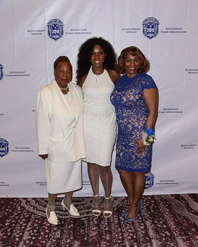 Valerie Hollingsworth-Baker and Zakkiyyah Nazeeh welcome Nicki Micheaux Valerie Hollingsworth-Baker and Zakkiyyah Nazeeh welcome Nicki Micheaux