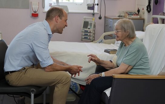 Prince William Visits The Royal Marsden