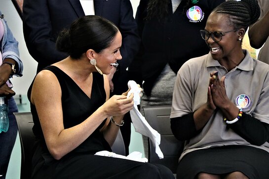 Duchess of Sussex Visits M2M in Cape Town