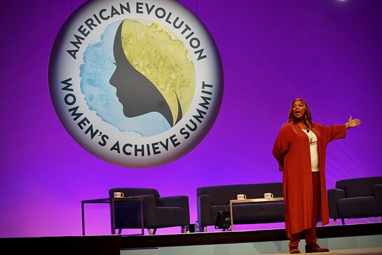 Queen Latifah hosted the Women's Achieve Summit