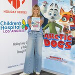 Heidi Klum Brings Arctic Dogs Movie Preview to Children's Hospital Los Angeles