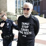 James Cromwell Arrested Protesting University Dog Laboratory in Texas