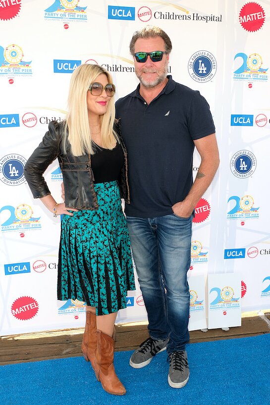 Tori Spelling Attends Party on the Pier