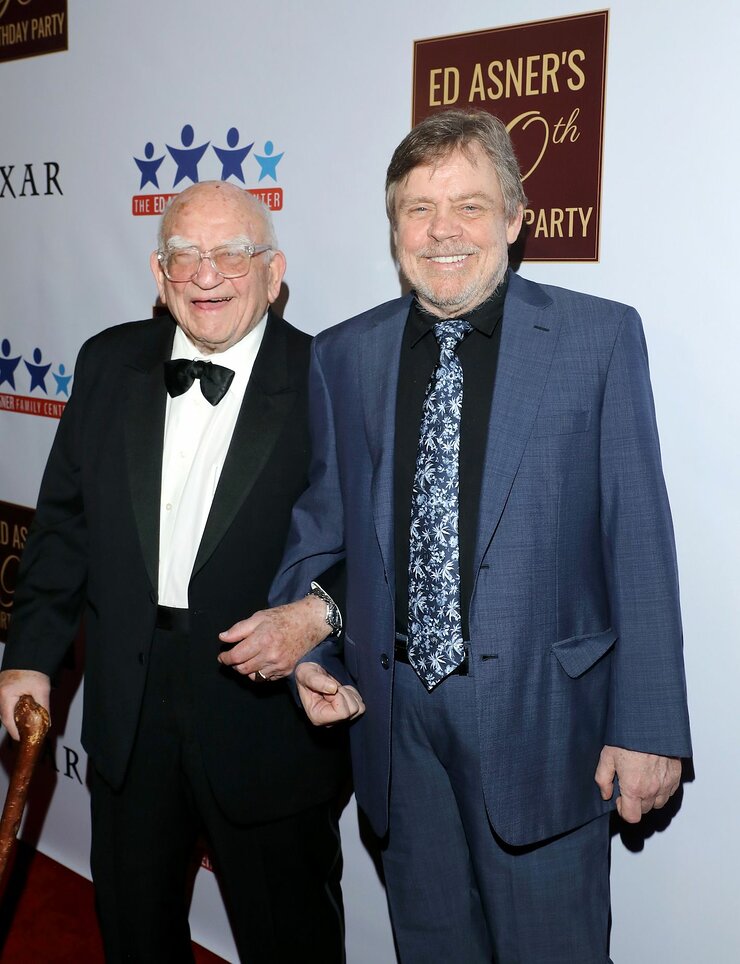 Ed Asner and Mark Hamill