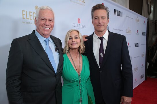 Fiddi Angermeyer, Bo Derek and John Corbett at WildAid's "A Night in Africa".