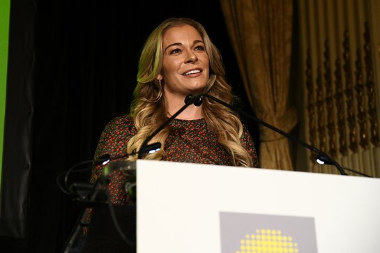 LeAnn Rimes speaks at the 13th Annual Hope for Depression Research Foundation Luncheon Seminar 