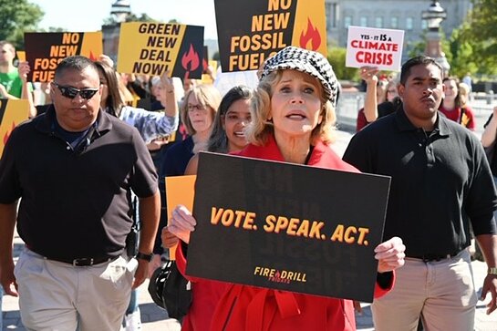 Jane leads the marches