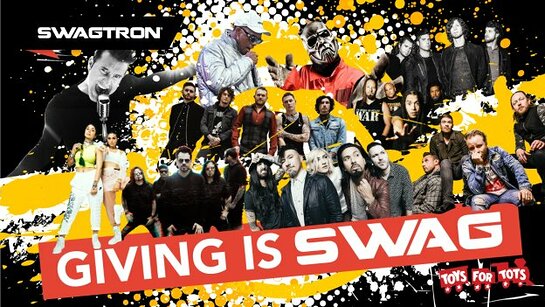 Musician and athletes support Toys for Tots with SWAGTRON.