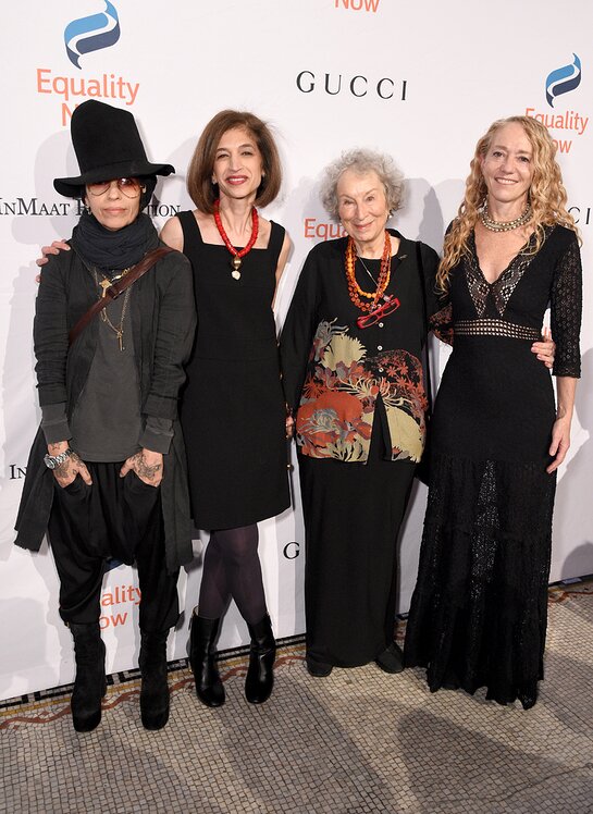 Linda Perry, Yasmeen Hassan, Margaret Atwood and Lara Stein attends the annual Make Equality Reality Gala hosted by Equality Now on November 19, 2019. Linda Perry, Yasmeen Hassan, Margaret Atwood and Lara Stein attends the annual Make Equality Reality Gala hosted by Equality Now on November 19, 2019.
