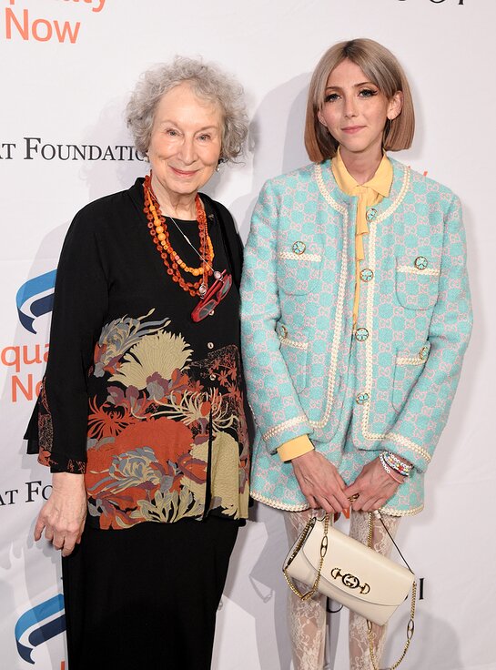 Margaret Atwood and Scarlett Curtis attend the annual Make Equality Reality Gala hosted by Equality Now on November 19, 2019