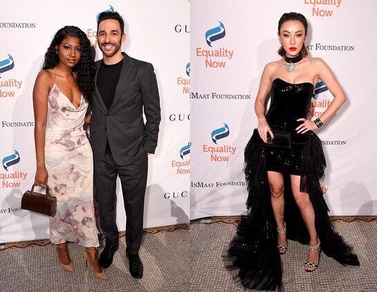 Ornella Suad and Amir Arison, and Jessica Wang attend the annual Make Equality Reality Gala hosted by Equality Now on November 19, 2019