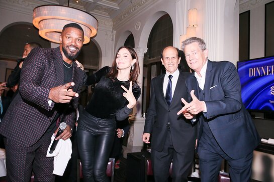 Jamie Foxx, Katharine McPhee, Michael Milken, David Foster