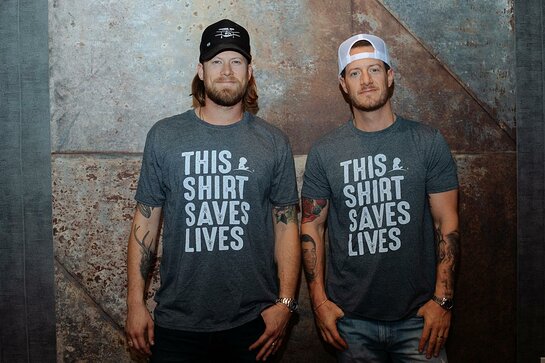 Florida Georgia Line Rock Third annual This Shirt Saves Lives campaign 