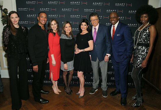 Jill Flint with Celebrity Ambassadors Mike Woods, Teresa Priolo, Ines Rosales, Tamsen Fadal, Mr. G, Kori Chambers, and Camilla Barungi